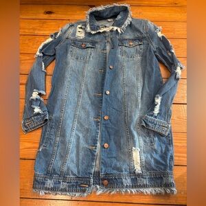 (889)+DENIM JACKET DRESS+